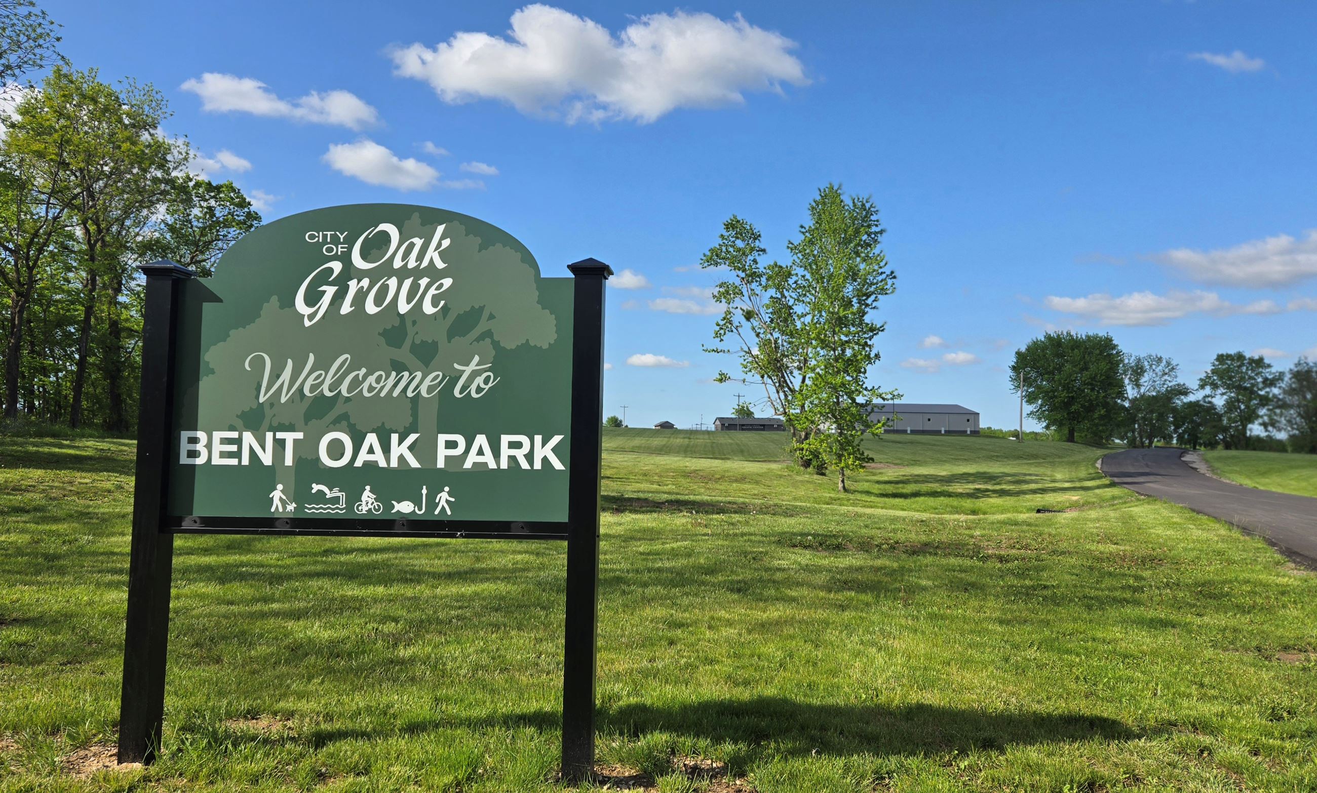 Bent Oak Park Sign